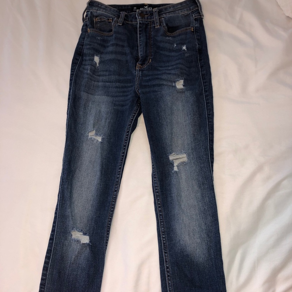 hollister ripped jeans